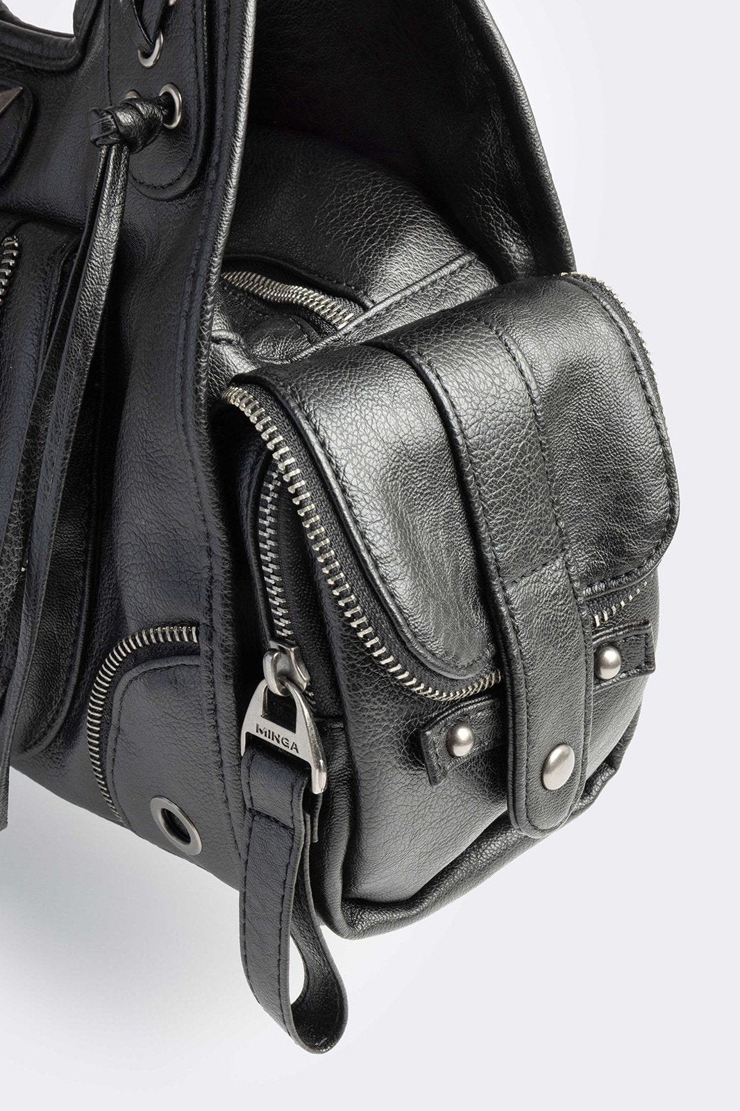 Minga London Jules Faux Leather Shoulder Bag