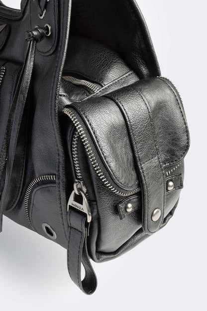 Minga London Jules Faux Leather Shoulder Bag