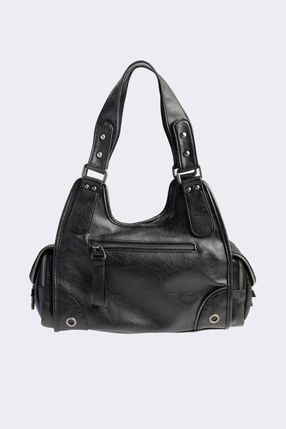Minga London Jules Faux Leather Shoulder Bag