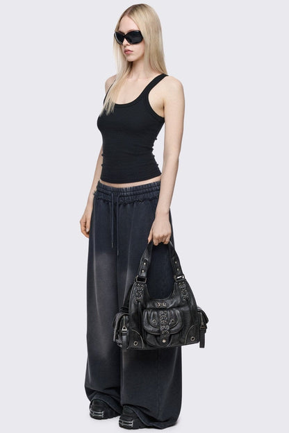 Minga London Jules Faux Leather Shoulder Bag