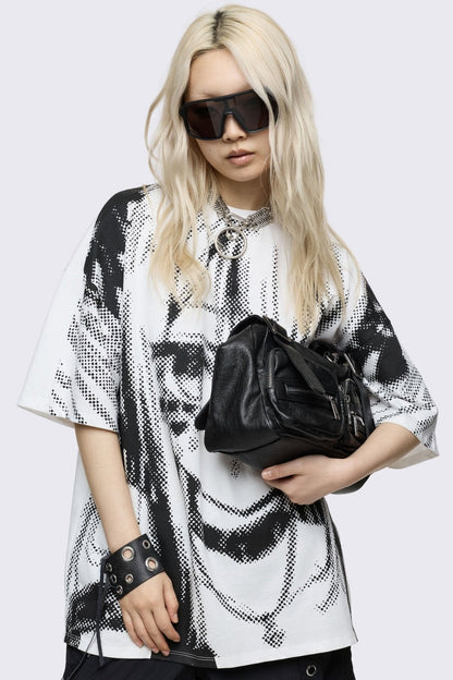 Minga London Soot Faux Leather Shoulder Bag