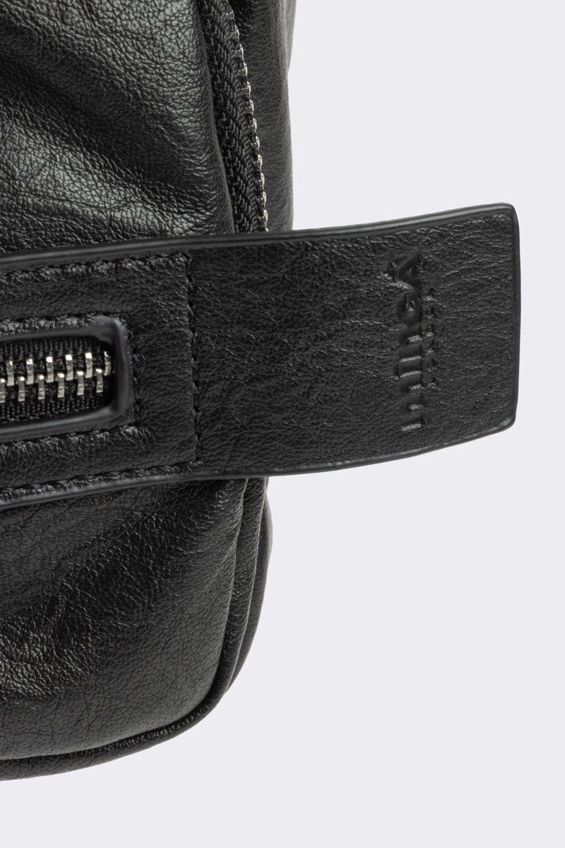 Minga London Soot Faux Leather Shoulder Bag