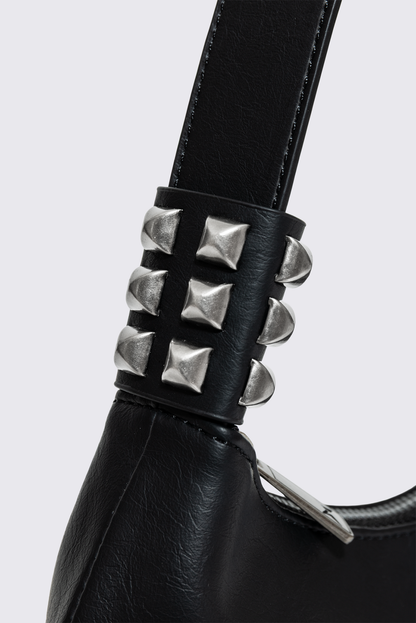 Minga London Sinner Graphic Faux Leather Shoulder Bag