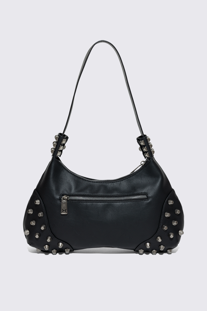 Minga London Sinner Graphic Faux Leather Shoulder Bag