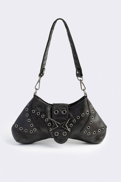 Minga London Charli Faux Leather Baguette Bag