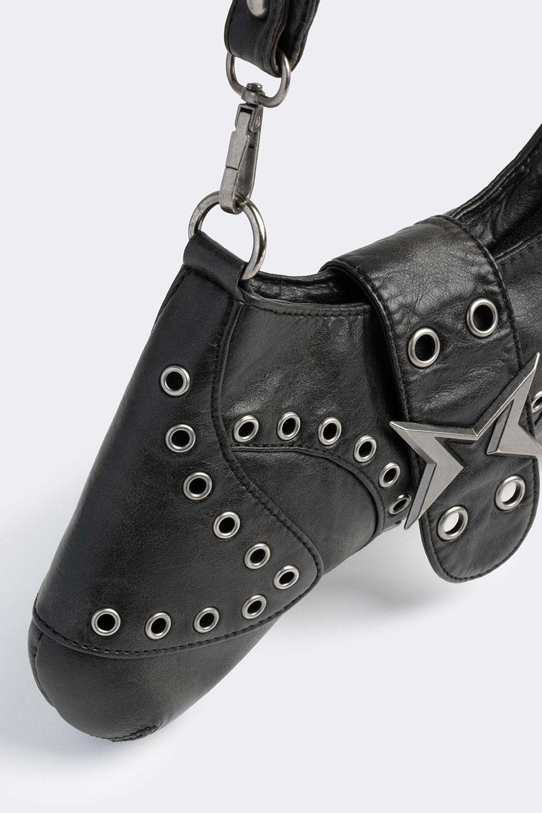 Minga London Charli Faux Leather Baguette Bag
