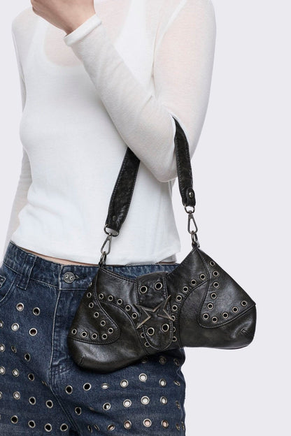 Minga London Charli Faux Leather Baguette Bag