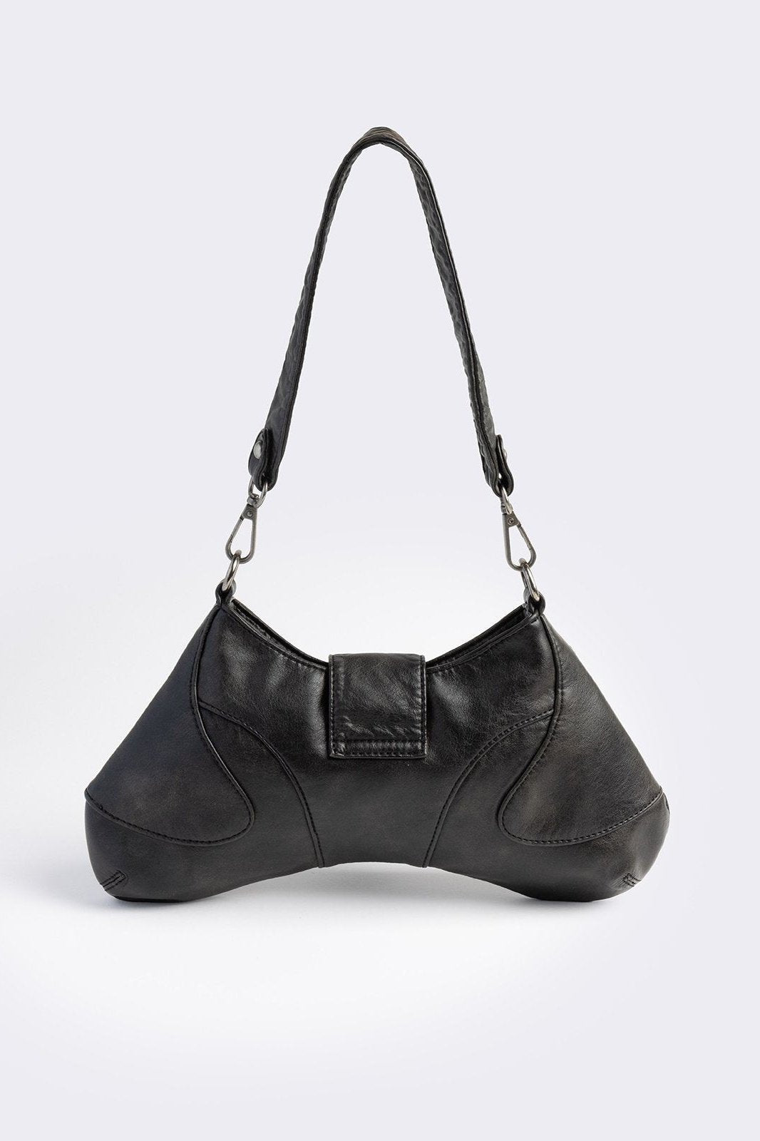 Minga London Charli Faux Leather Baguette Bag