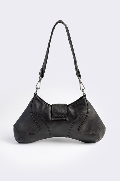 Minga London Charli Faux Leather Baguette Bag