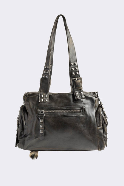 Minga London Sharp Faux Leather Shoulder Bag