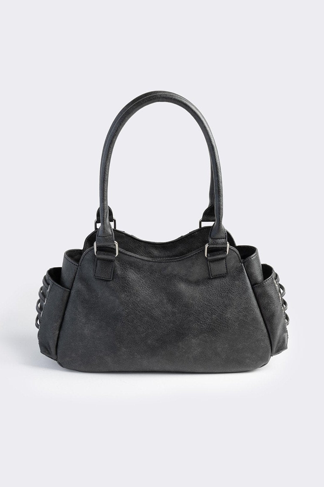Minga London Rivet Faux Leather Shoulder Bag