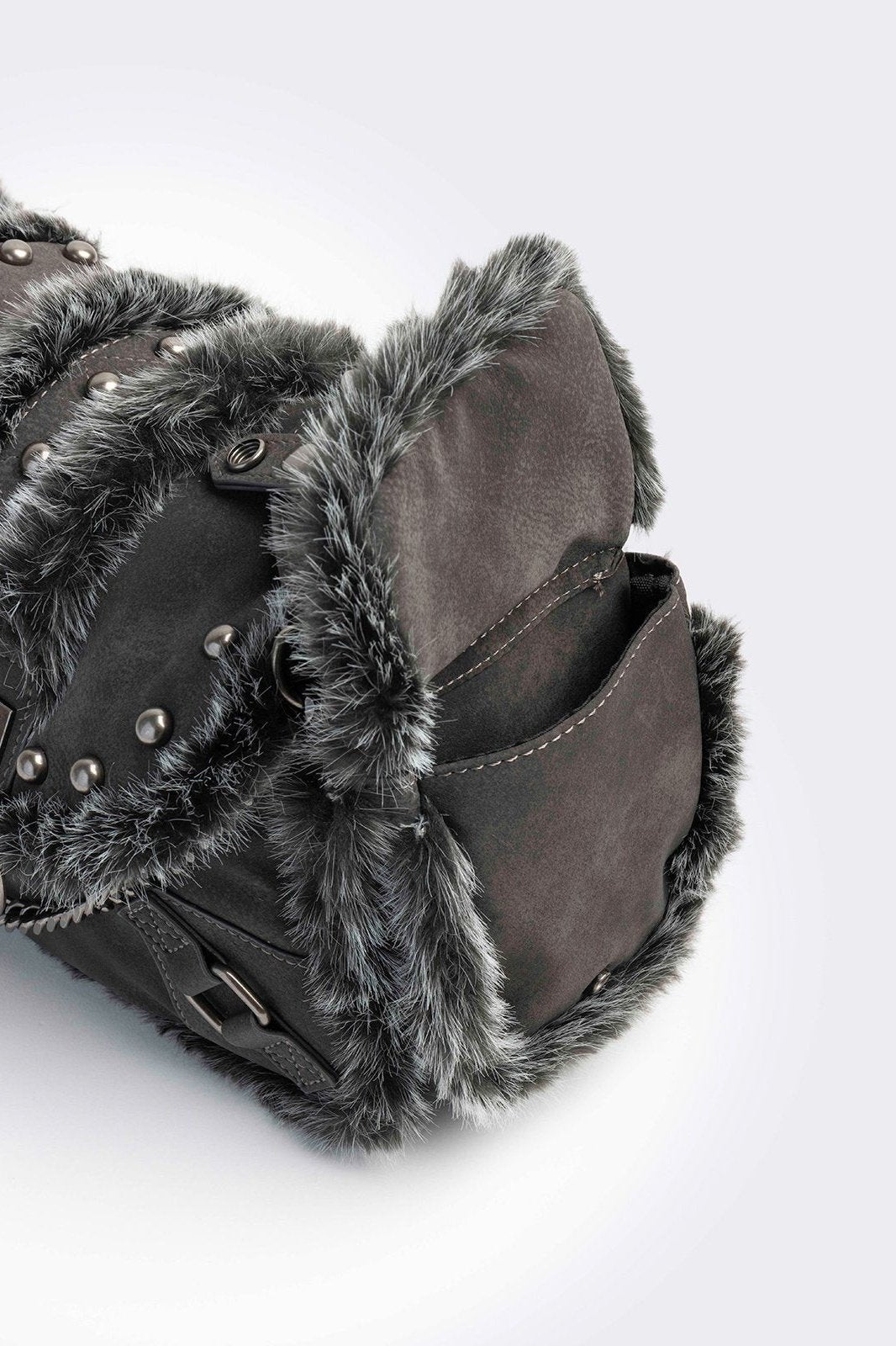 Minga London Polly Faux Suede Shoulder Bag