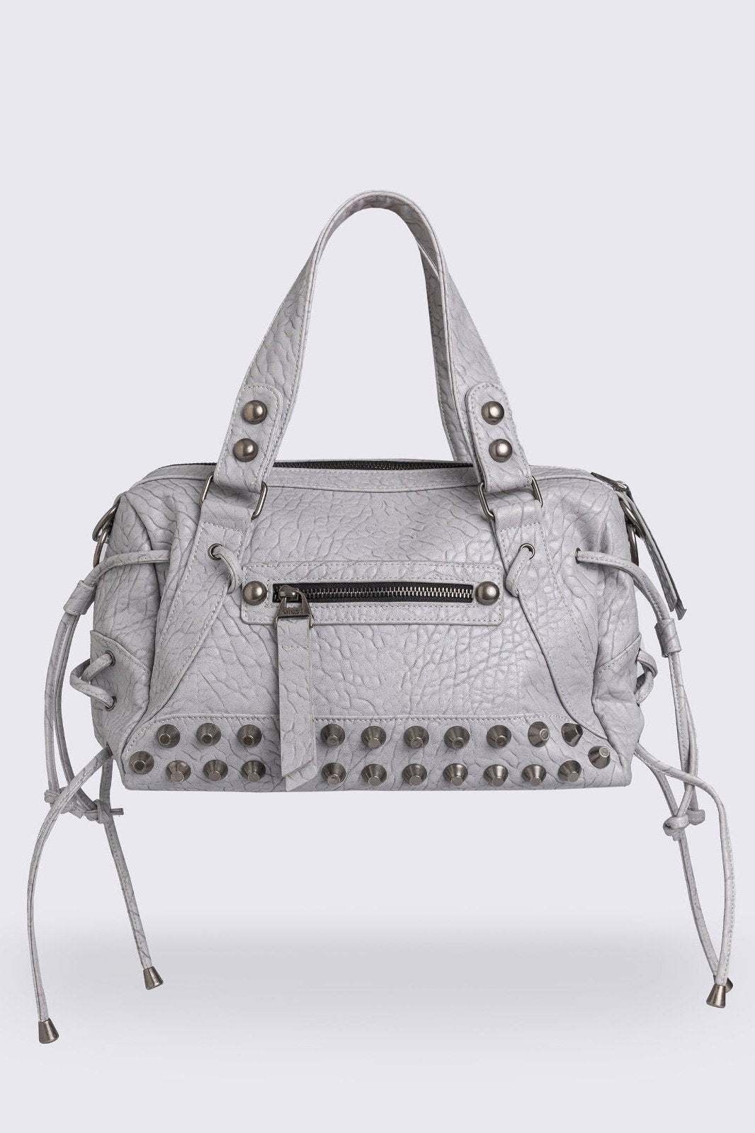 Minga London Alba Studded Faux Leather Shoulder Bag