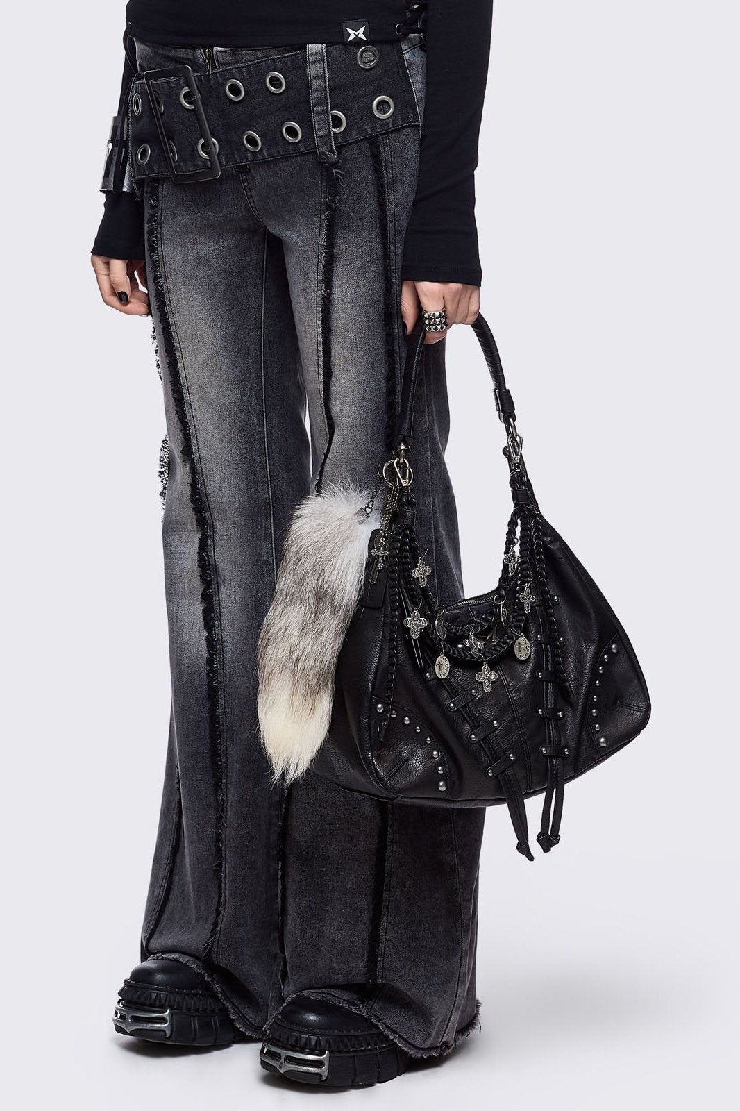Minga London Hester Faux Leather Shoulder Bag