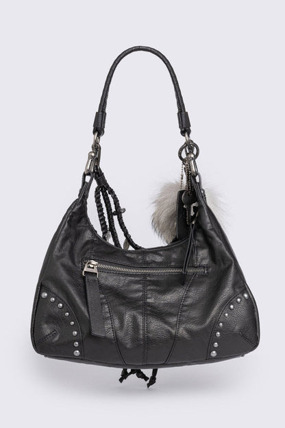 Minga London Hester Faux Leather Shoulder Bag