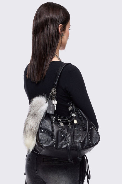 Minga London Hester Faux Leather Shoulder Bag