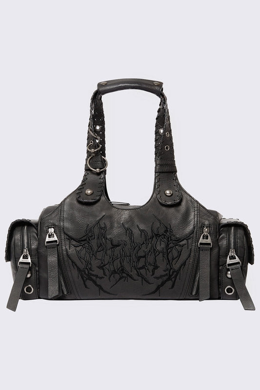 Minga London Xyra Faux Leather Shoulder Bag