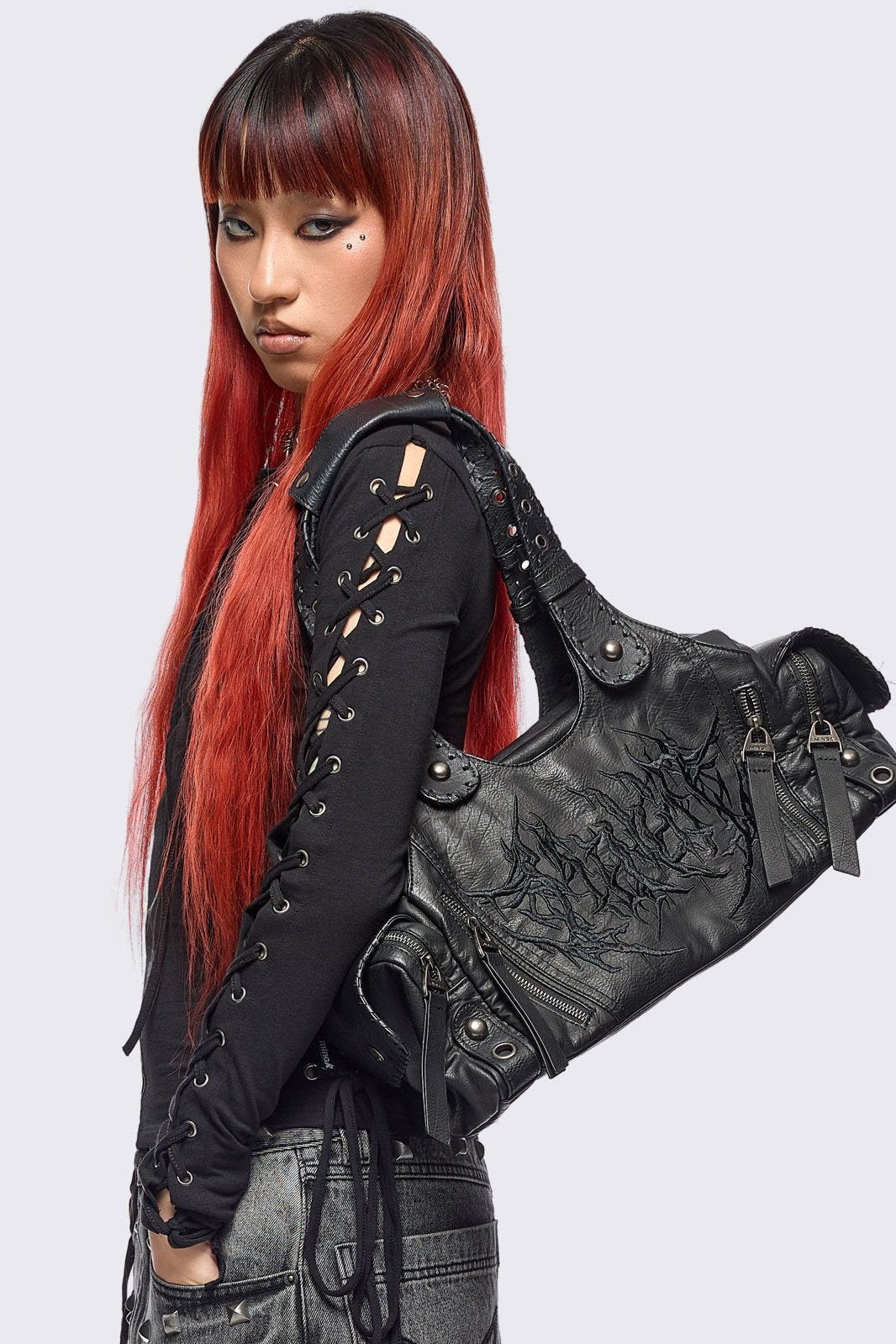 Minga London Xyra Faux Leather Shoulder Bag