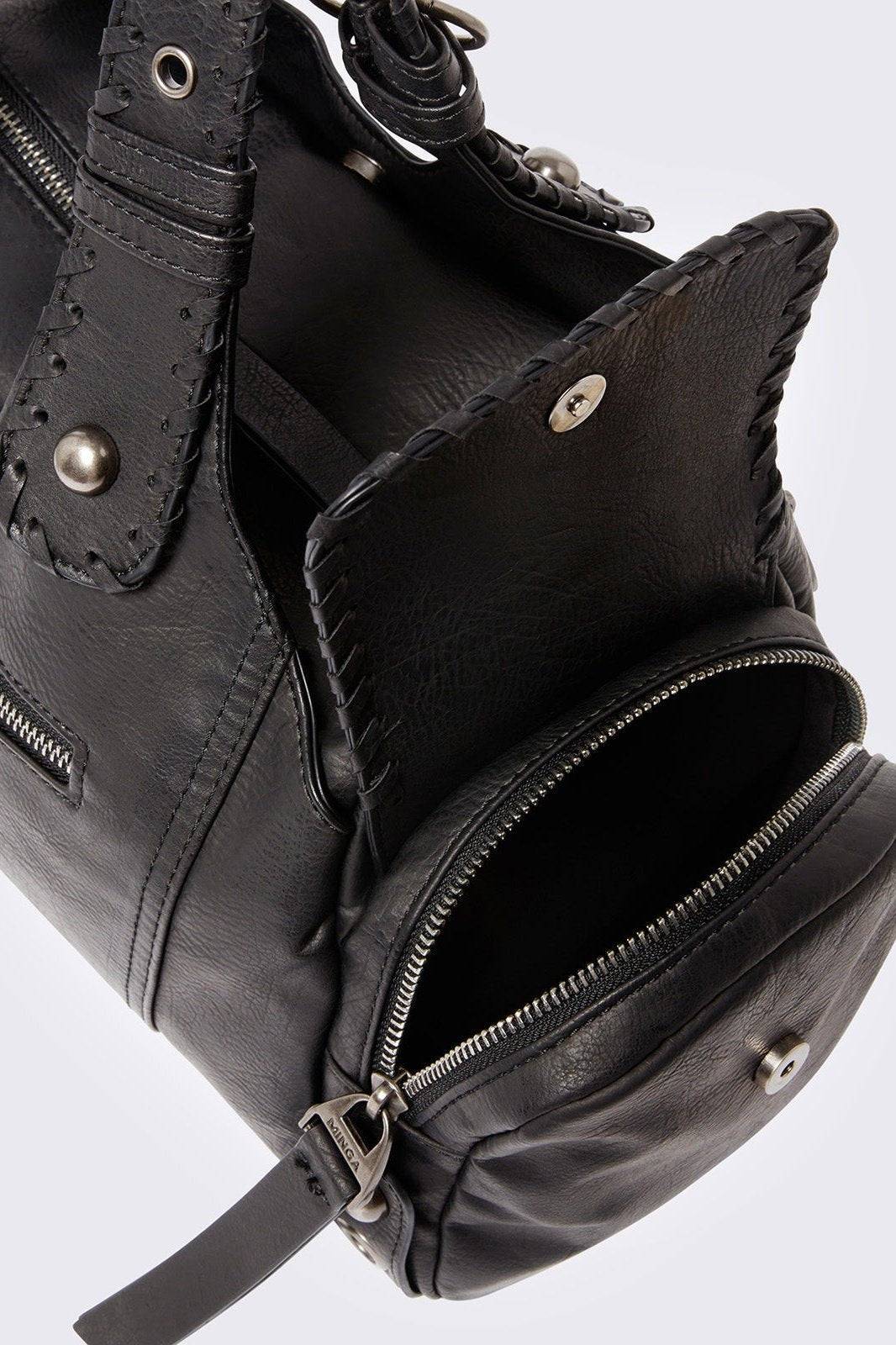 Minga London Xyra Faux Leather Shoulder Bag