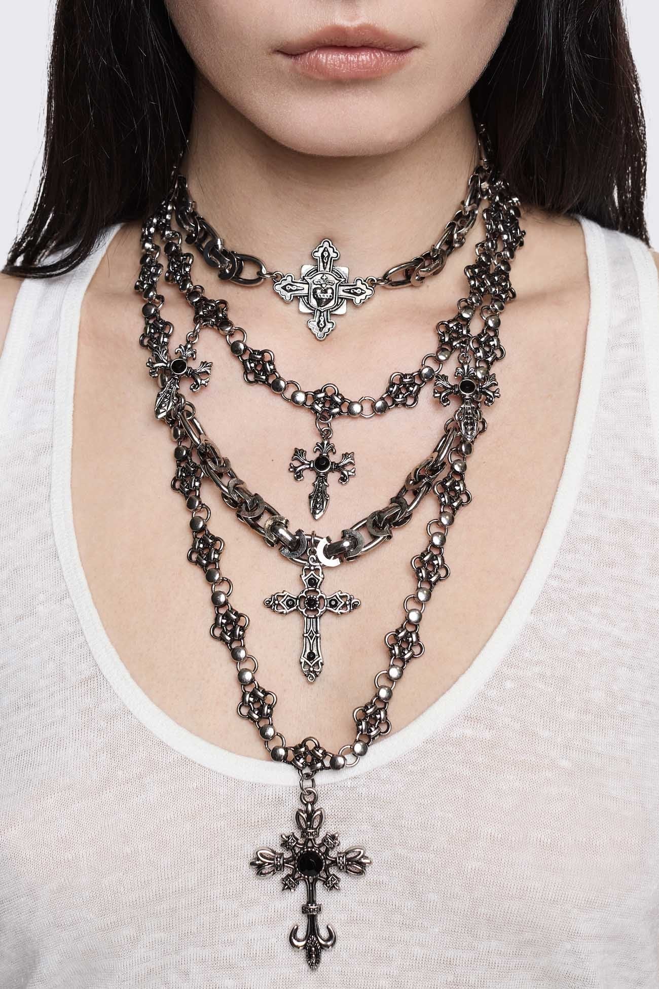 Minga London Ethernal Sin Layered Necklace