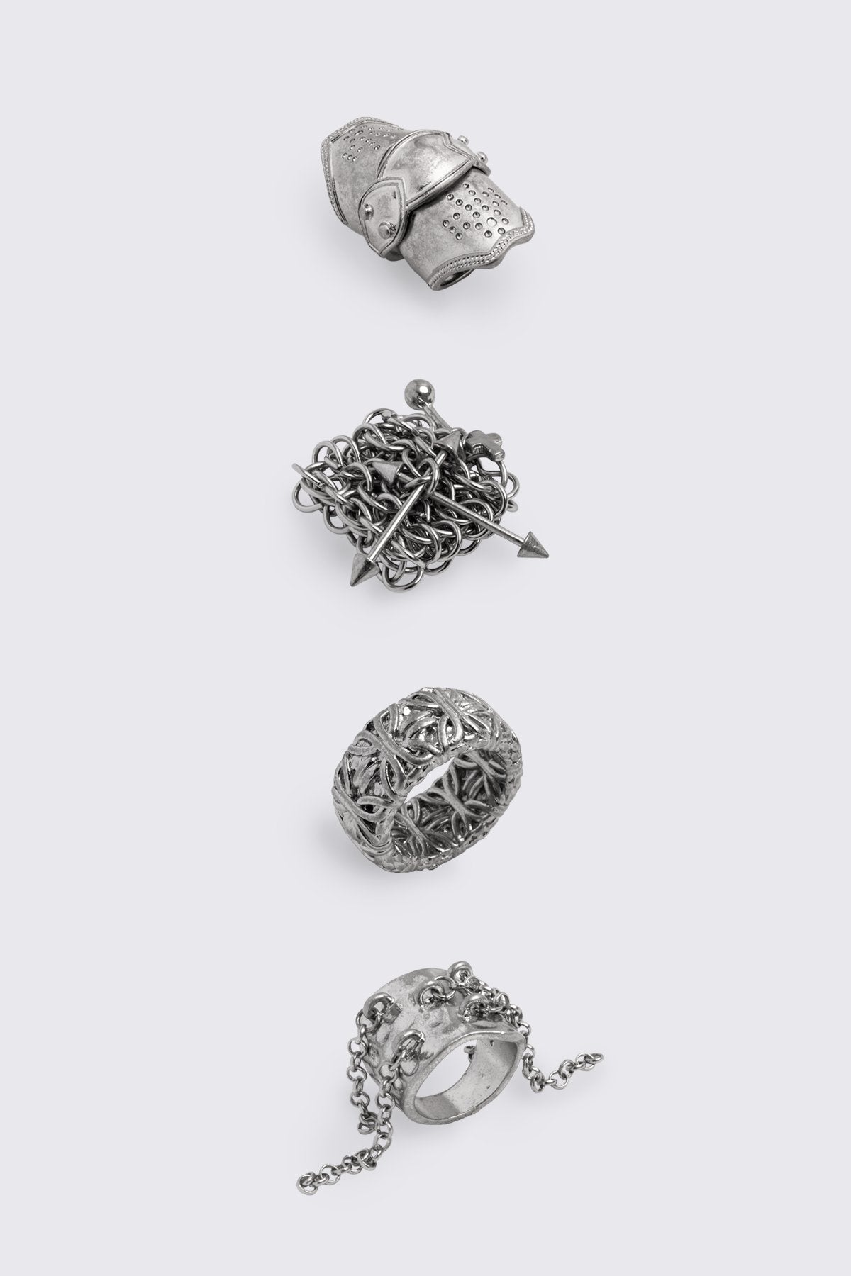 Minga London Fortress Ring Set
