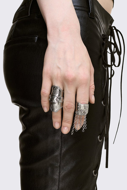 Minga London Fortress Ring Set
