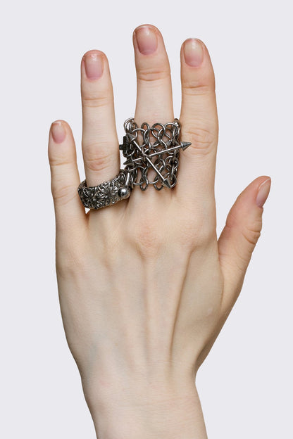 Minga London Fortress Ring Set