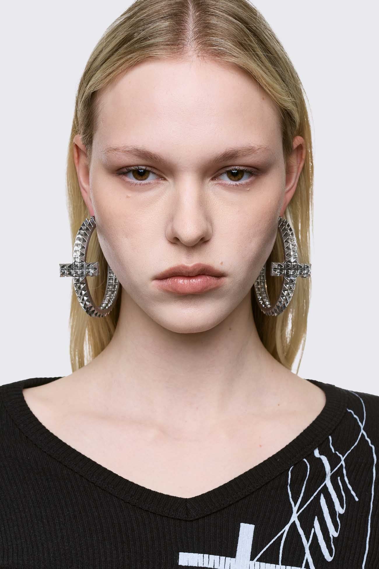 Minga London I'm Not a Saint Earrings