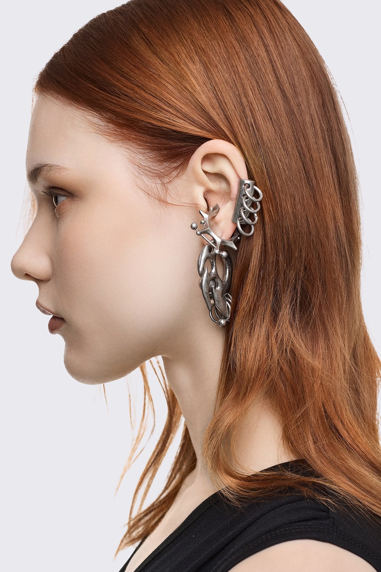Minga London Dark Tribal Earring Set