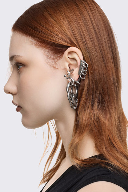 Minga London Dark Tribal Earring Set