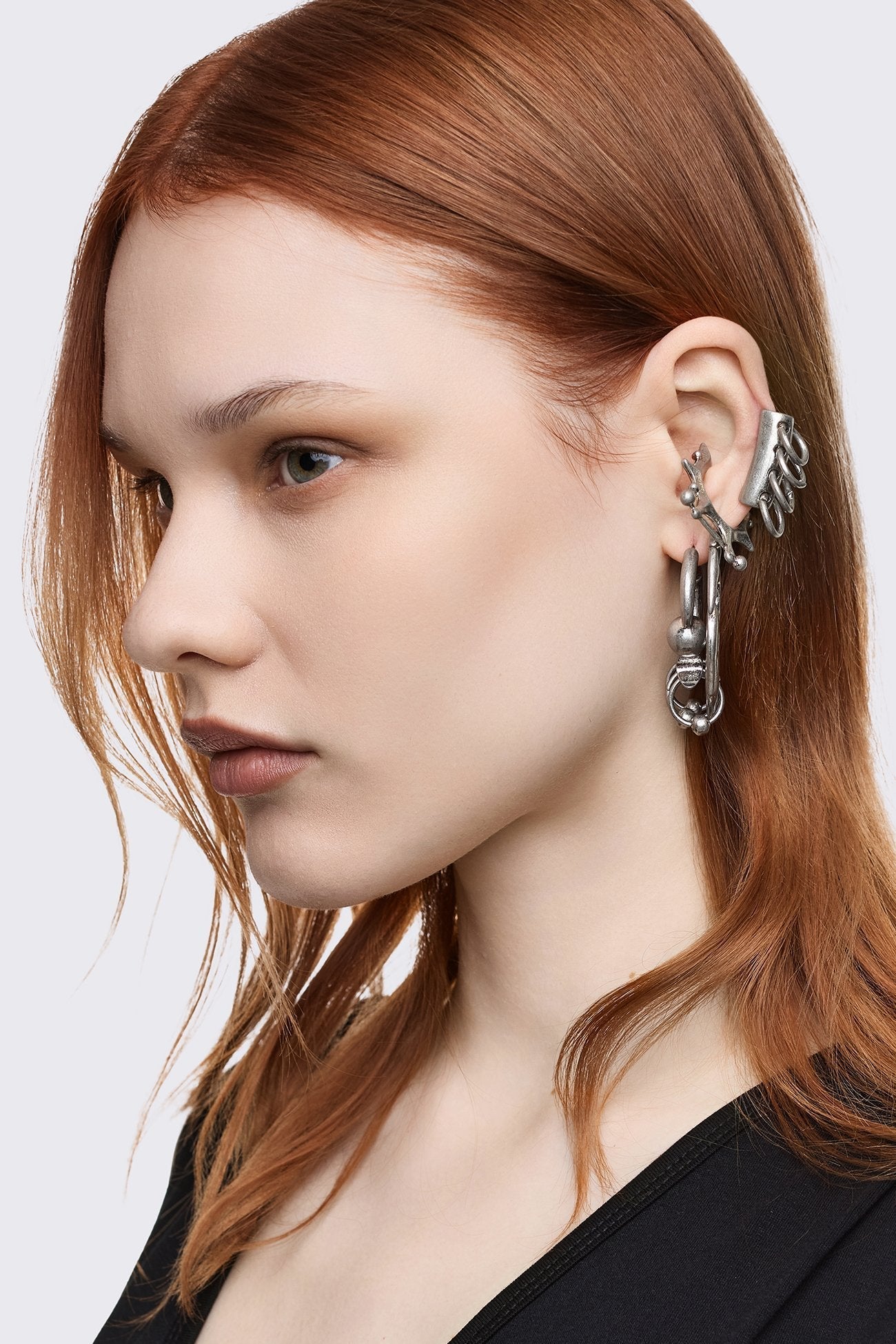 Minga London Dark Tribal Earring Set