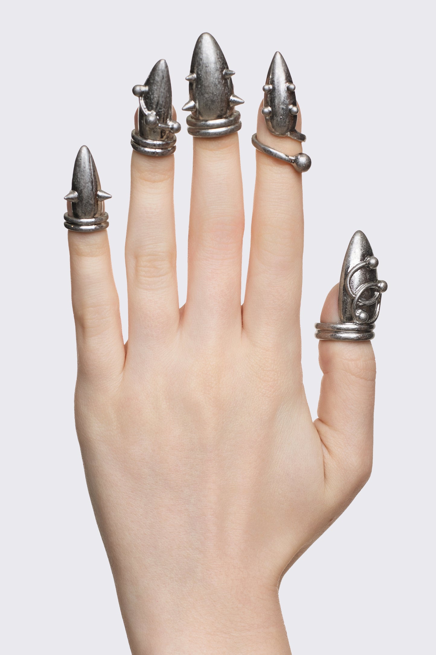 Minga London Vicious Nail Ring Set