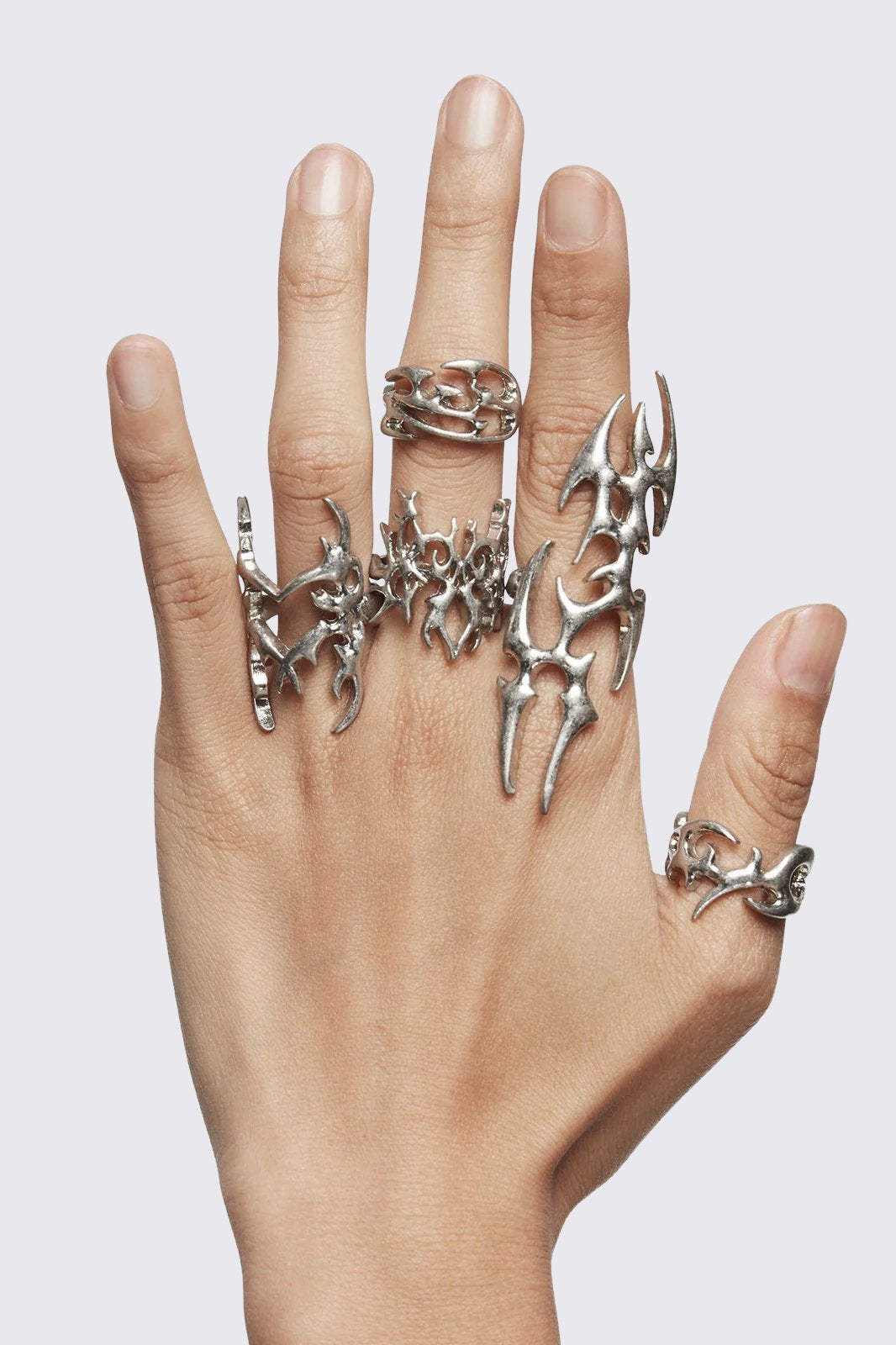 Minga London Iron Veins Ring Set