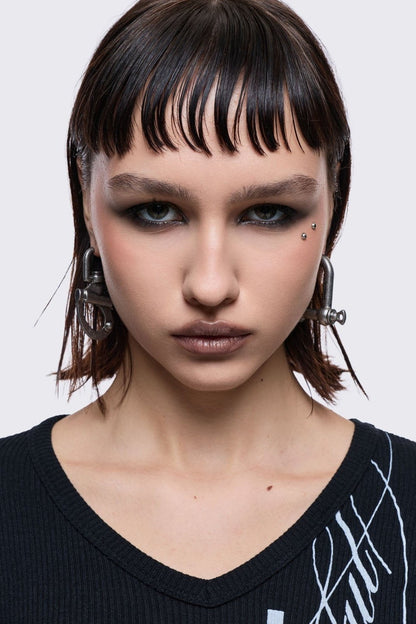 Minga London Screwed Earring Set