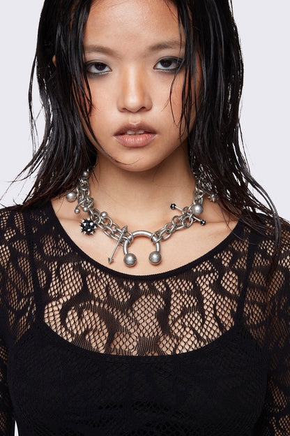 Minga London Harsh Charm Necklace