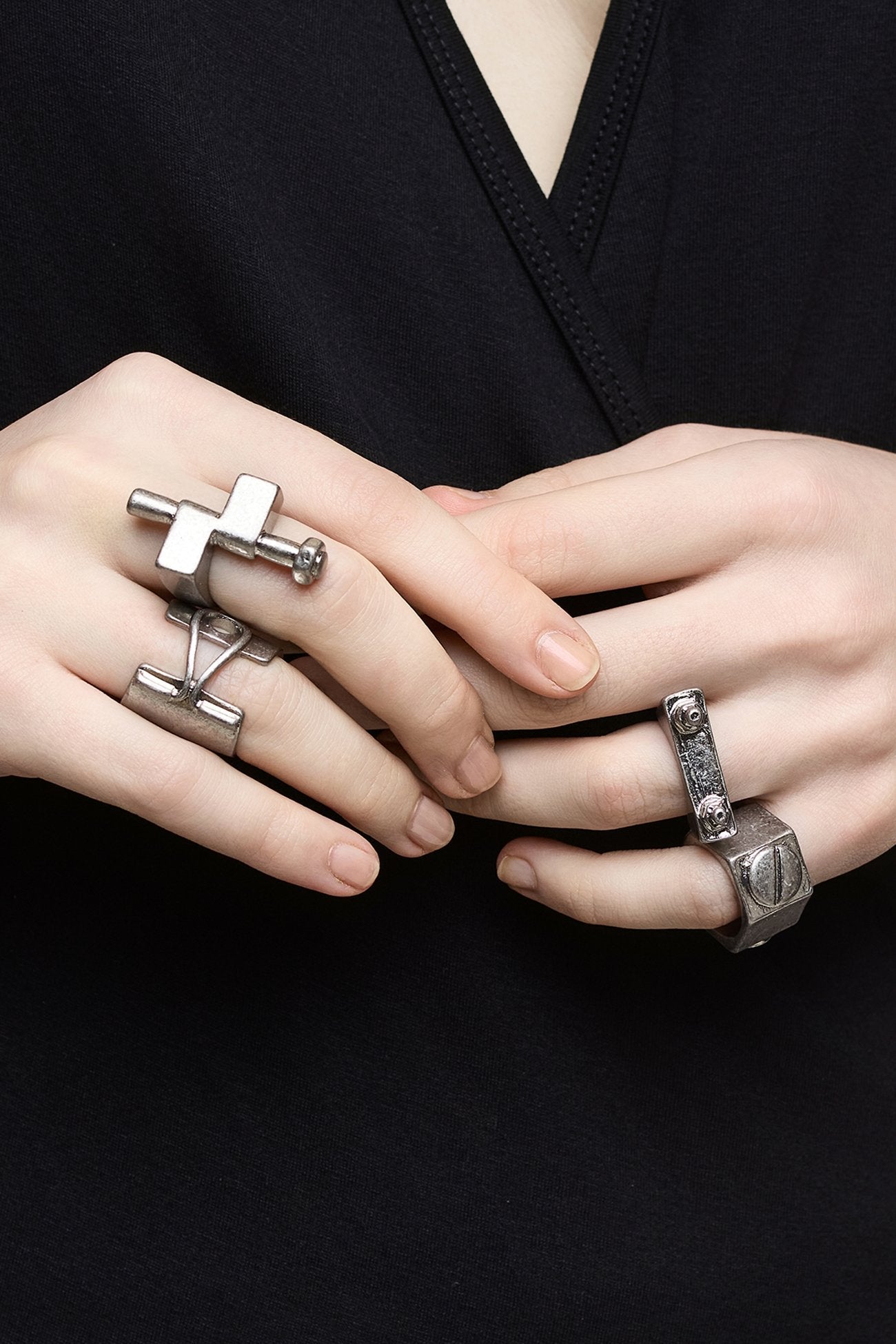 Minga London Strux Ring Set