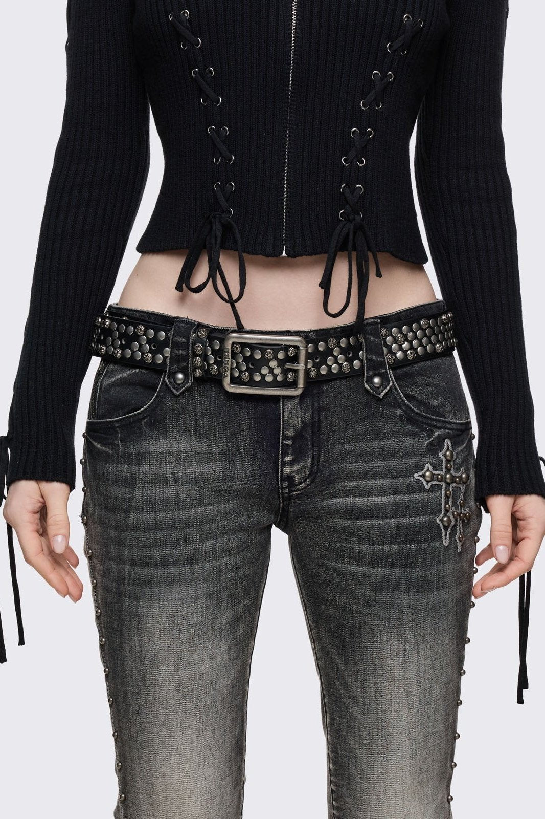 Minga London Hammered Buckle Belt