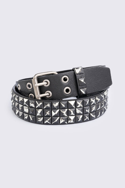 Minga London Brutal Square Studded Belt
