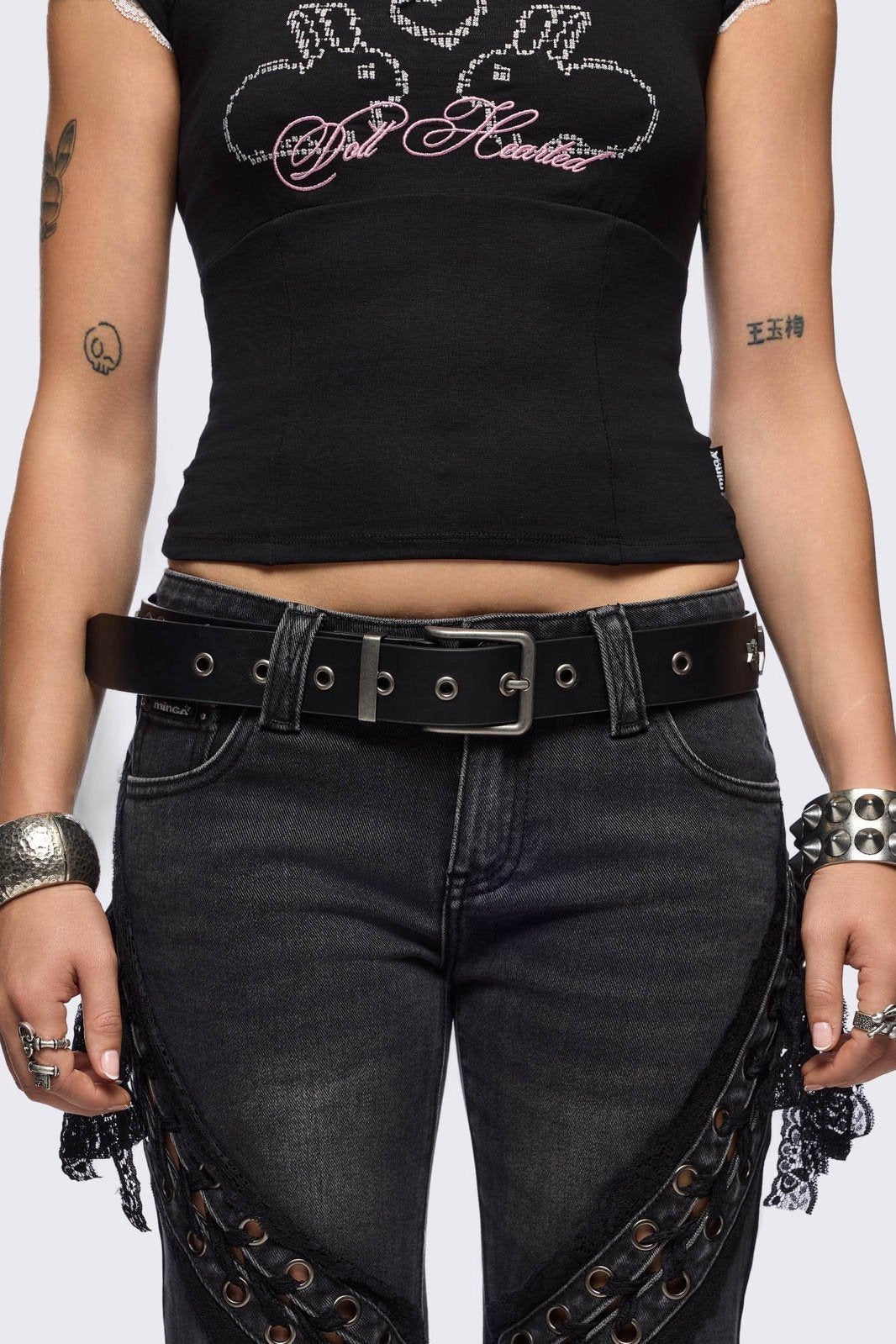 Minga London X-Laced Buckle Belt