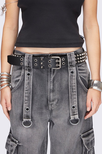 Minga London Brutal Spike Studded Belt