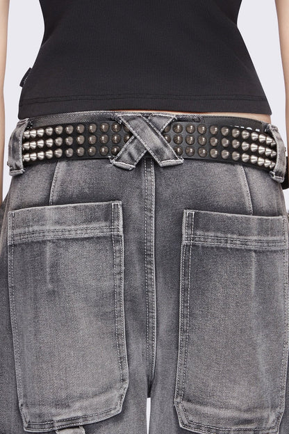 Minga London Brutal Spike Studded Belt