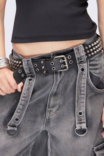 Minga London Brutal Spike Studded Belt
