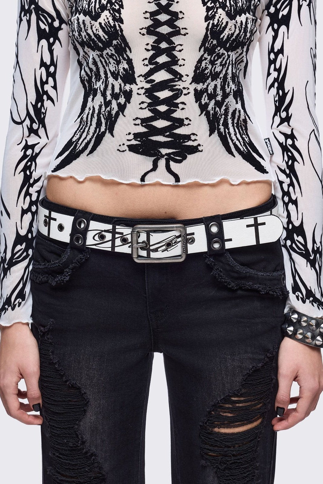 Minga London Chaotic Angel Buckle Belt
