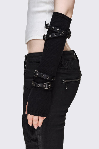 Minga London Deadlock Buckle Straps Arm Warmers