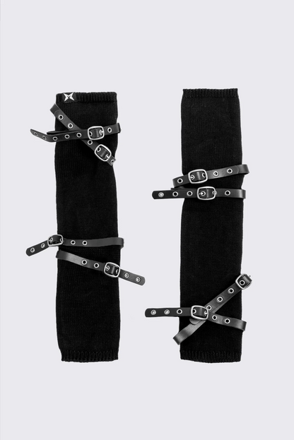 Minga London Deadlock Buckle Straps Arm Warmers