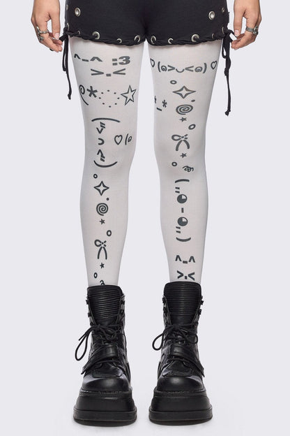 Minga London TXT Me Later Tights