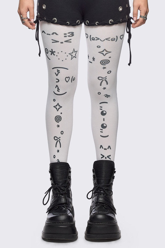 Minga London TXT Me Later Tights