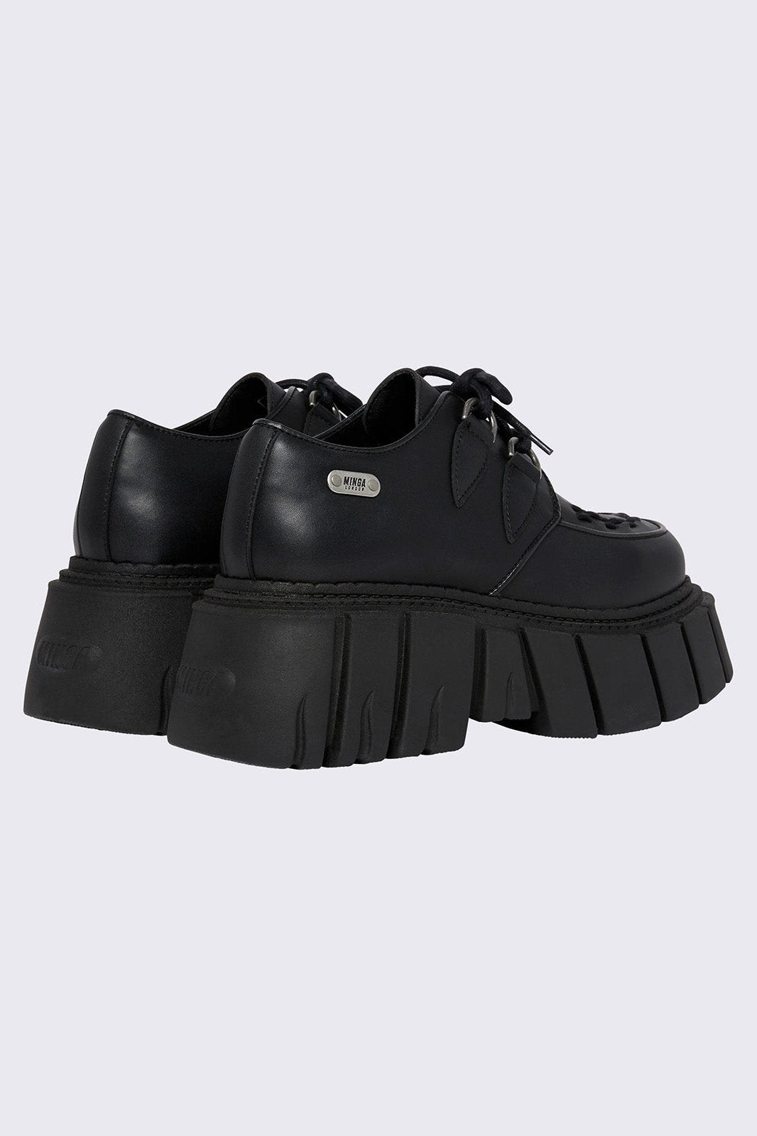 Minga London Gig Black Creeper Shoes