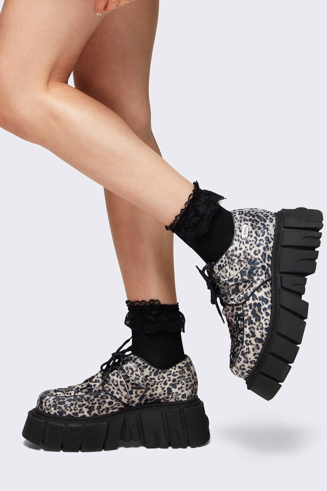 Minga London Gig Leopard Creeper Shoes