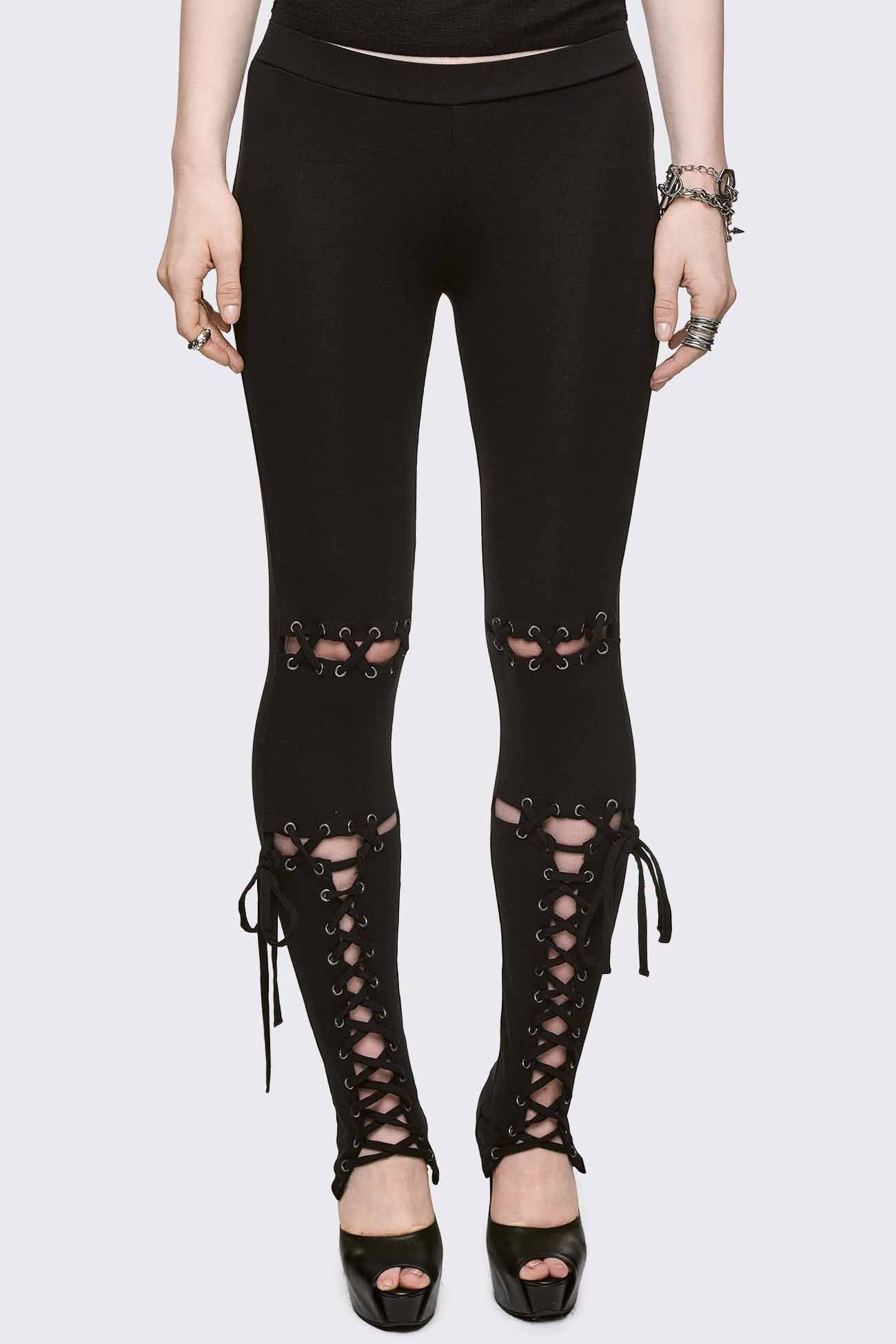 Minga London Laced Up Leggings